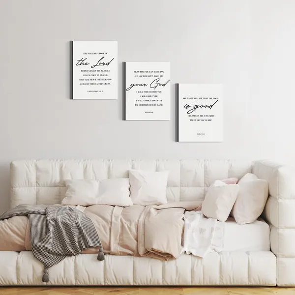 Multicolor_3_Pieces_Canvas_Wall_Art,_Christian_Canvas_Posters,_Scripture_Wall_Decor,_Bible_Verse_Posters,_Christian_Artwork_|_For_Home_Decor,_Living_Room_Decor,_Church_Decor,_The_Lord_Your_God_Is_Good_Prints