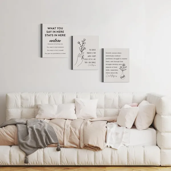 Multicolor_3_Pieces_Canvas_Wall_Art,_Psychotherapy_Canvas_Poster,_Counseling_Room_Decor,_Canvas_Decor_Art,_Social_Worker_Office_Decor,_Psychologist_Office_Decor,_Modern_Wall_Decoration_|_For_Home_Office