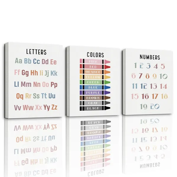 Multicolor_3_Pieces_Canvas_Wall_Art,_Alphabet_Colors_Names_Posters,_Educational_Resources,_Colorful_Canvas_Poster_|_For_Kids_Nursery_Decor,_Playroom_Wall_Decor,_Home_School_Decoration,_Classroom_Decor