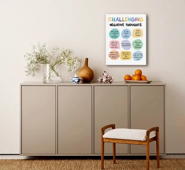 Multicolor_Therapist_Office_D??or,_Mental_Health_D??or,_Challenging_Negative_Thoughts_Decor,_Mental_Health_Office_D??or,_School_Counselor_Office_Must_Haves,_Positive_Affirmations_Wall_D??or,_Therapy_CBT_12_x_16in