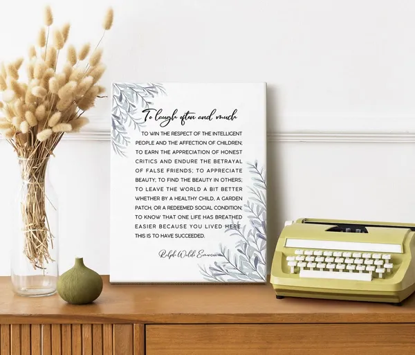 Multicolor_Canvas_Wall_Art_Inspirational_Quote_Succeed,_Motivational_Canvas_Prints_Poster_Ralph_Waldo_Emerson_Poem_Wall_Art_|_For_Home_Decor,_Gift_|_For_Home_and_Office_Decor_Under,_Size_12x15