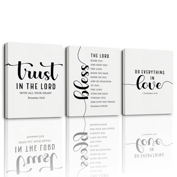 Multicolor_3_Pieces_Canvas_Wall_Art,_Christian_Posters,_Bible_Verse_Scripture_Decor,_Christian_Artwork_|_For_Home_Living_Room_Decor,_Inspirational_Canvas_Decor,_Trust,_Bless_the_Lord,_Do_Everything_In_Love_Prints