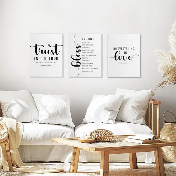 Multicolor_3_Pieces_Canvas_Wall_Art,_Christian_Posters,_Bible_Verse_Scripture_Decor,_Christian_Artwork_|_For_Home_Living_Room_Decor,_Inspirational_Canvas_Decor,_Trust,_Bless_the_Lord,_Do_Everything_In_Love_Prints