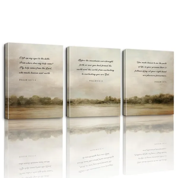 Multicolor_3_Pieces_Canvas_Wall_Art,_Christian_Wall_Posters,_Vintage_Landscape_Wall_Tabletop_Decor,_Religious_Home_Decor,_Living_Room_Decor,_Bible_Verse_Decor,_Country_Style_Christian_Decor,_Housewarming_Gift