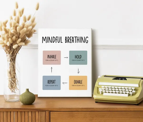 Multicolor_Canvas_Wall_Art,_Wall_Art_Prints,_Canvas_Poster_Wall_Art_Hanging_Decor_Print,_Anxiety_Release_Poster,_School_Counselor_Office_Decor,_Classroom_Decor,_Mindful_Breathing_Canvas_Poster