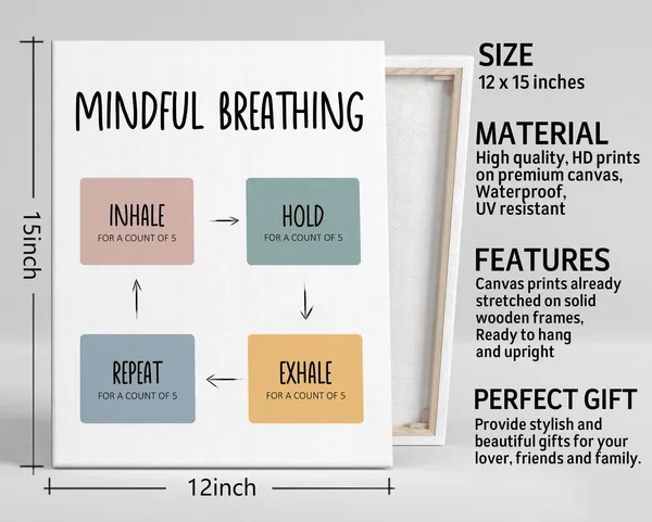 Multicolor_Canvas_Wall_Art,_Wall_Art_Prints,_Canvas_Poster_Wall_Art_Hanging_Decor_Print,_Anxiety_Release_Poster,_School_Counselor_Office_Decor,_Classroom_Decor,_Mindful_Breathing_Canvas_Poster