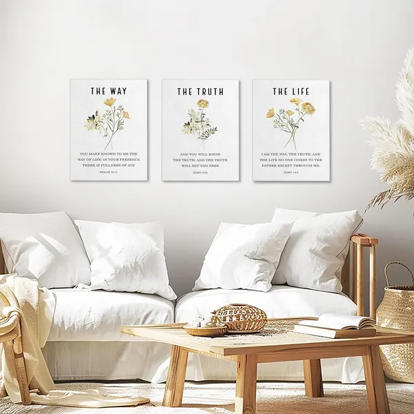 Multicolor_3_Pieces_Canvas_Wall_Art,_Christian_Posters,_Bible_Verse_Home_Office_Decor,_Botanical_Decor,_Beautiful_Wall_Art_Decor,_Christian_Gift,_Religious_Artwork,_The_Way_The_Truth_The_Life_Poster