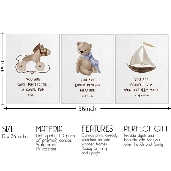 Multicolor_3_Pieces_Canvas_Wall_Art,_Christian_Posters,_Positive_Home_Decor,_Nursery_Decor,_Kids_Room_Decor_|_For_Boys_Girls,_Canvas_Poster_with_Inspirational_Quotes,_Lovely_Wall_Decor,_Classroom_Decor