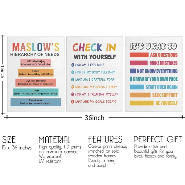 Multicolor_3_Pieces_Canvas_Wall_Art,_Therapy_Wall_Art,_Growth_Mindset_Canvas_Poster,_Counseling_Room_Decor,_Maslow's_Hierarchy_of_Needs_Prints,_Check_In_with_Yourself,_It's_OK_to_Ask_Questions_Prints