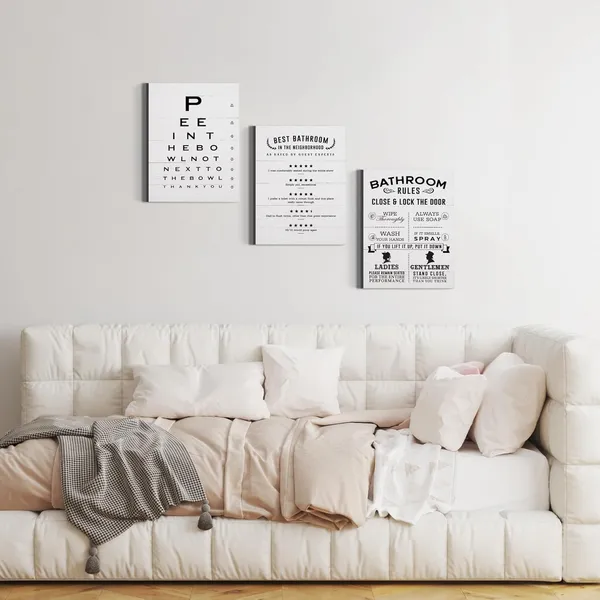 Multicolor_3_Pieces_Canvas_Wall_Art,_Funny_Bathroom_Wall_Decor,_Best_Bathroom_In_the_Neighborhood_Poster,_Bathroom_Rules_Prints_Wall_Decor,_Toilet_Humor,_Bathroom_Canvas_Art_|_For_Guest_Bathroom_Decor
