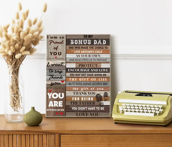 Multicolor_Bonus_Dad_Gift,_Canvas_Poster_Wall_Art_Hanging_Decor_Print,_Appreciation_Gift_|_For_Bonus_Dad,_Gift_|_For_Step_Dad,_Bonus_Dad_Gift_on_Father's_Day,_Thank_You_|_For_Being_the_Father_You_Didn't_Have_to_Be