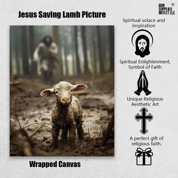 Multicolor_Jesus_and_Lamb_Canvas_Wall_Art_Jesus_Running_After_Lost_Lamb_Picture_Wall_Art_Canvas_Print_Christian_Home_Decor_12x16_inch