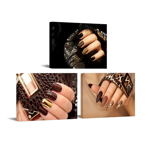 Multicolor_3_Pieces_Beauty_Salon_Modern_Canvas_Wall_Art_Fashion_Woman_Painting_Picture_Leopard_Print_Nail_Hand_Spa_Artwork_Makeup_and_Manicure_Poster_Bedroom_Decor_Stretched_Ready_to_Hang