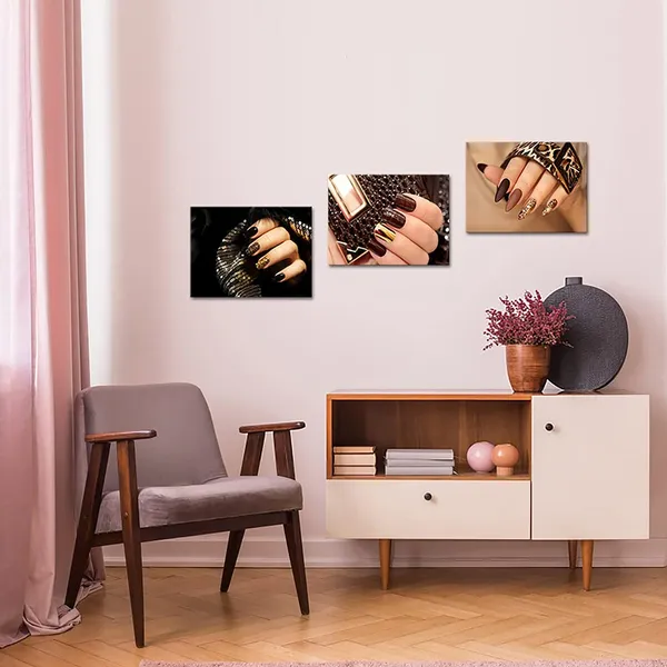 Multicolor_3_Pieces_Beauty_Salon_Modern_Canvas_Wall_Art_Fashion_Woman_Painting_Picture_Leopard_Print_Nail_Hand_Spa_Artwork_Makeup_and_Manicure_Poster_Bedroom_Decor_Stretched_Ready_to_Hang