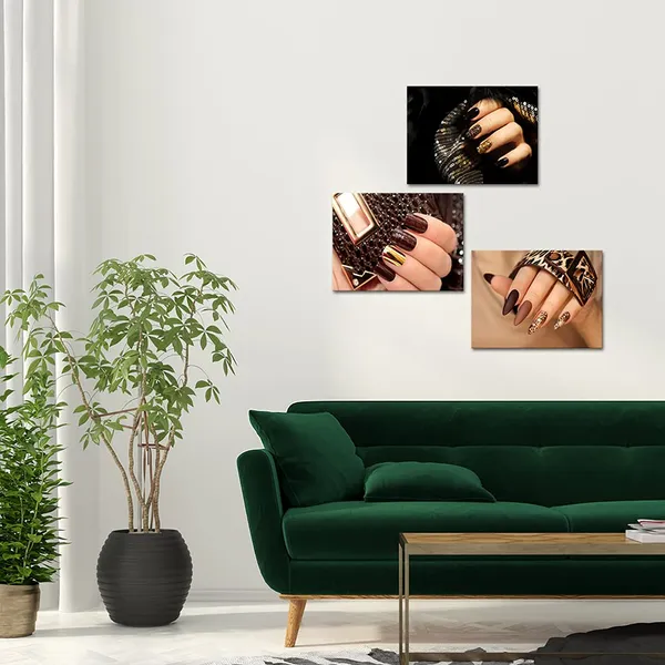 Multicolor_3_Pieces_Beauty_Salon_Modern_Canvas_Wall_Art_Fashion_Woman_Painting_Picture_Leopard_Print_Nail_Hand_Spa_Artwork_Makeup_and_Manicure_Poster_Bedroom_Decor_Stretched_Ready_to_Hang