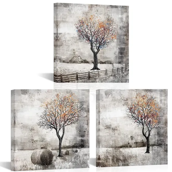 Multicolor_Rustic_Tree_Wall_Art