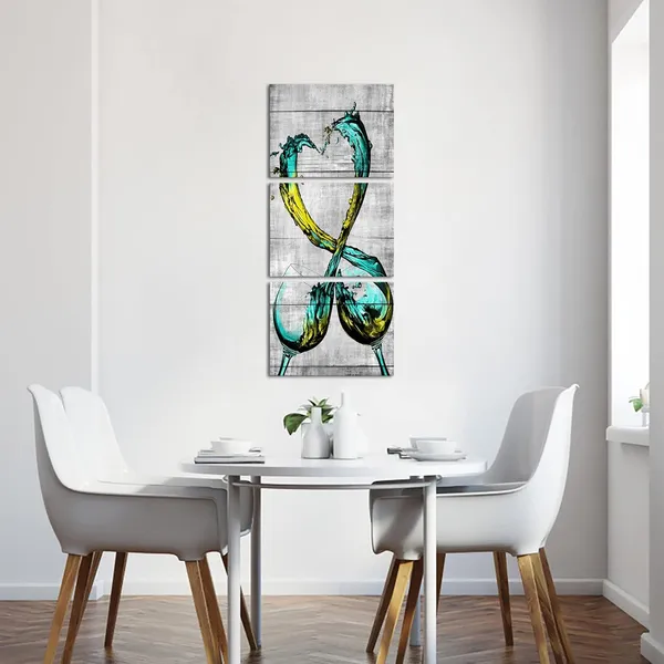 Multicolor_3_Piece_Canvas_Wall_Art_Romantic_Turquoise_Wine_Splash_Picture_Prints_Grey_and_Blue_Painting_Retro_Food_Artwork_Home_Kitchen_Dining_Room_Pub_Bar_Wall_Decor_Stretched_Ready_to_Hang