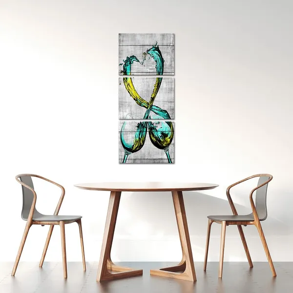 Multicolor_3_Piece_Canvas_Wall_Art_Romantic_Turquoise_Wine_Splash_Picture_Prints_Grey_and_Blue_Painting_Retro_Food_Artwork_Home_Kitchen_Dining_Room_Pub_Bar_Wall_Decor_Stretched_Ready_to_Hang