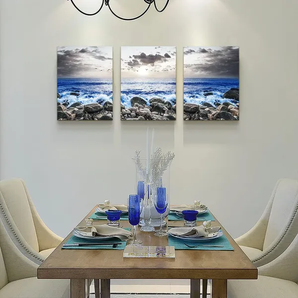 Multicolor_Canvas_Wall_Art_|_For_Living_Room,_Wall_Decor_|_For_Bedroom,_Beach_Seaside_Waves_Pictures_|_For_Bathroom_Wall_Decoration,_Painting_Set_|_For_Office,_Home_Decor_|_For_Wall