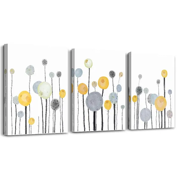 Multicolor_Abstract_Flowers_Watercolor_Painting_3_Piece_Framed_Canvas_Wall_Art_|_For_Living_Room_Large_Size_Bathroom_Wall_Decor_Office_Canvas_Prints_Kitchen_Wall_Pictures_Artwork_Home_Decor_Bedroom_Wall_Decoration