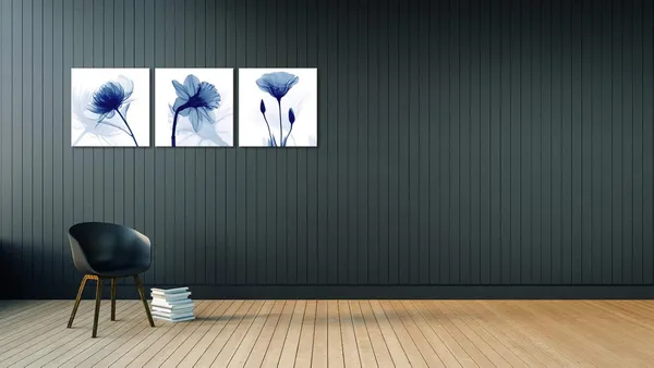 Multicolor_Blue_Flowers_3_Panels_Canvas_Print_Wall_Art_Modern_Pictures_Artwork_|_For_Living_Room_Bedroom_and_Home_Decorations_P3RFL057-6060