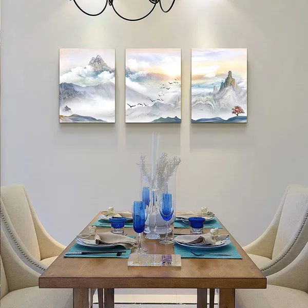 Multicolor_mountain_Landscape_Abstract_painting_Canvas_Wall_Art_|_For_living_room_bathroom_Wall_Decor_|_For_bedroom_kitchen_artwork_Canvas_Prints_3_Pieces_Modern_framed_office_Home_decorations_watercolor_picture