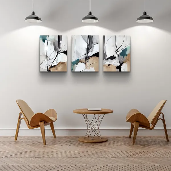 Multicolor_DZRWUBHS_Canvas_Wall_Art_|_For_Living_Room_Wall_Decor_|_For_Bedroom_Modern_Family_Bathroom_Canvas_Art_Kitchen_Abstract_Pictures_Artwork_Wall_Paintings_Ready_To_Hang_Home_Decorations_12"_X_16"_3_Pieces
