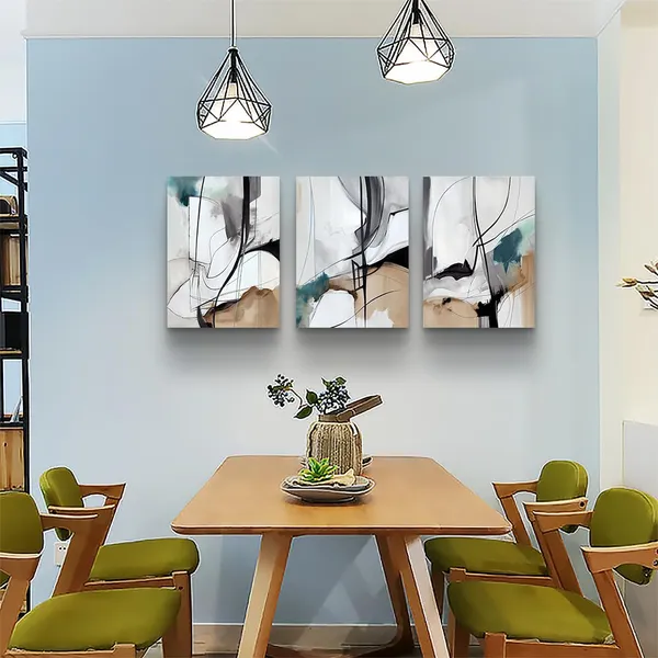 Multicolor_DZRWUBHS_Canvas_Wall_Art_|_For_Living_Room_Wall_Decor_|_For_Bedroom_Modern_Family_Bathroom_Canvas_Art_Kitchen_Abstract_Pictures_Artwork_Wall_Paintings_Ready_To_Hang_Home_Decorations_12"_X_16"_3_Pieces