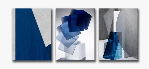 Multicolor_Oilpa_Art_Blue_Abstract_Wall_Art_|_For_Living_Room_Decor_12x16_Modern_Blue_White_Grey_Abstract_3D_Geometric_Canvas_Panels_Painting_Picture_Framed_Artwork_Office_Bathroom_Bedroom_Home_Decor_3_Pieces