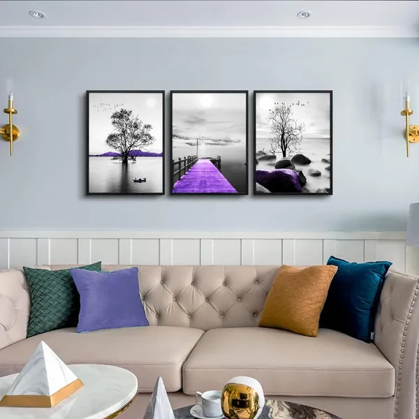 Multicolor_DZRWUBHS_Wall_Art,_3pcs_12x16in_Black_Framed_Canvas,_Modern_Bathroom_Wall_Decor_Painting,_Abstract_Wall_Art_|_For_Living_Room,_Bedroom,_Kitchen,_Dormitory