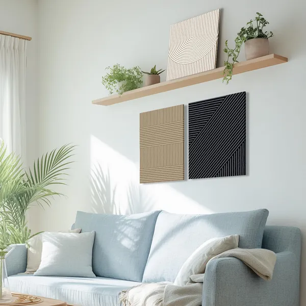 Multicolor_Boho_Modern_Wall_Art_Set_of_3_Abstract_Line_Wall_Decor_Minimalist_Neutral_Canvas_Pictures_Beige_Brown_Black_Poster_Mid_Century_Painting_Print_Artwork_|_For_Bedroom_Living_Room_Framed_12x16_in