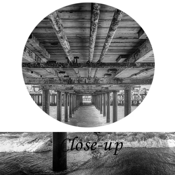 Multicolor_KREATIVE_ARTS_-_UNDER_THE_PIER_Premium_Canvas_Art_Print_Black_and_White_Large_Seascape_Wall_Art_Deco_Canvas_Picture_Stretched_on_Wooden_Frame_as_Modern_Gallery_Artwork