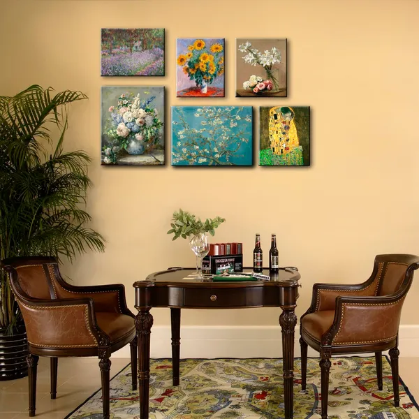 Multicolor_Bouquet_of_Sunflowers_of_Claude_Monet,_Famous_Classic_Painting_Reproduction_Giclee_Canvas_Wall_Art_Print_|_For_Home_Office_Decor_16"x24"