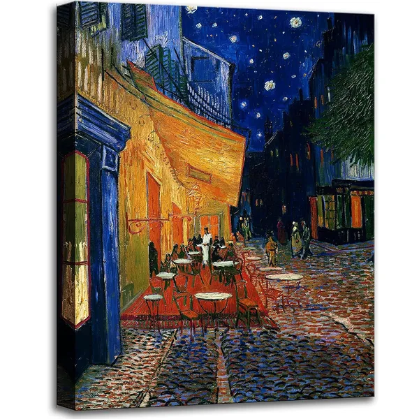 Multicolor_Vincent_Van_Gogh_Canvas_Wall_Art_Cafe_Terrace_At_Night_Painting_Classic_Artwork_Picture_Print_|_For_Home_Decor_16"x24"
