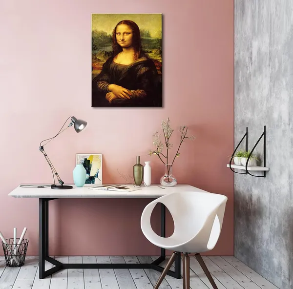 Multicolor_Canvas_Prints_Wall_Art_Mona_Lisa_by_by_Leonardo_DaVinci,_The_World_Classic_Paintings_Reproductions_|_For_Living_Room,_Office_Home_Decoration_12"x16"