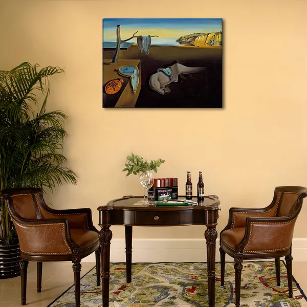 Multicolor_Salvador_Dali_Canvas_Wall_Art_-_The_Persistence_of_Memory_Painting_Classic_Artwork_Print,_Famous_Picture_Poster_|_For_Home_Decor_-_12"x16"