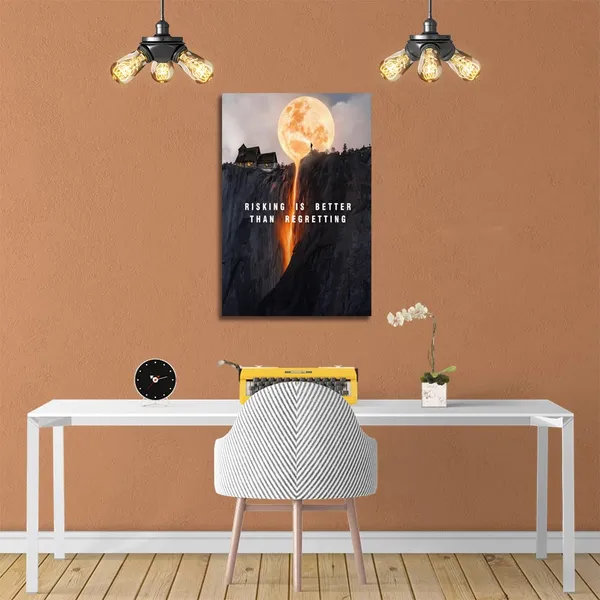 Multicolor_Inspirational_Quotes_Wall_Art_Entrepreneur_Motivational_Positive_Canvas_Poster_Framed_Print_Artwork_Painting_Picture_Office_Wall_Decor_Ready_to_Hang_|_For_Bedroom_Wall_Decor_-_12"_Wx18_H
