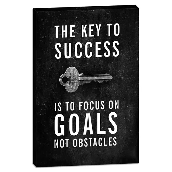 Multicolor_Success_Noun_Inspirational_Black_Wall_Art_Canvas_Print_Office_Decor_Inspiring_Painting_Prints_Motivational_Posters_Quotes_Artwork_|_For_Wall_Art_Decoration_Framed_Ready_to_Hang_-_12"_Wx18_H