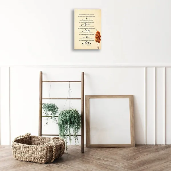 Multicolor_Mahatma_Gandhi_Poster_Framed_Pictures_Prints_Life_Quotes_Wall_Decor_Artwork_Postive_Motivating_Wall_Art_Quotes_Poster_|_For_Corridor_Decoration_(08x12in,Framed)