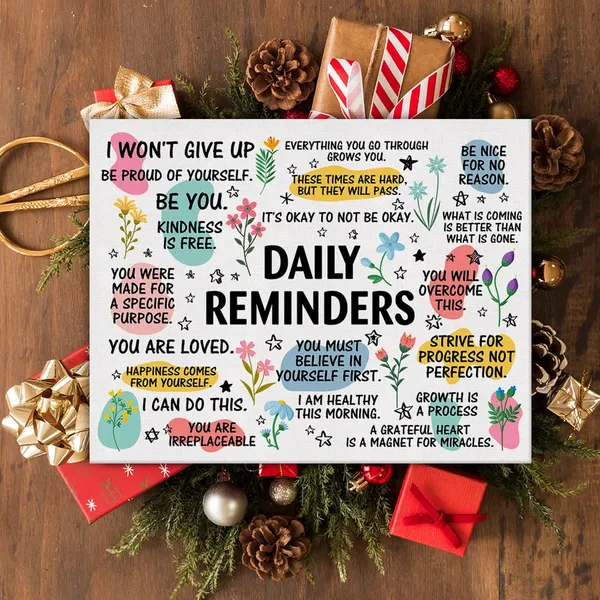 Multicolor_Inspirational_Daily_Reminders_Poster_Canvas_Wall_Art_|_For_Office_Home_Decor_-_Positive_Affirmation_Canvas_Print_Wall_Art_Painting_Framed_Encouragement_Gifts_-_Easel_&_Hanging_Hook_12_x_16_Inch