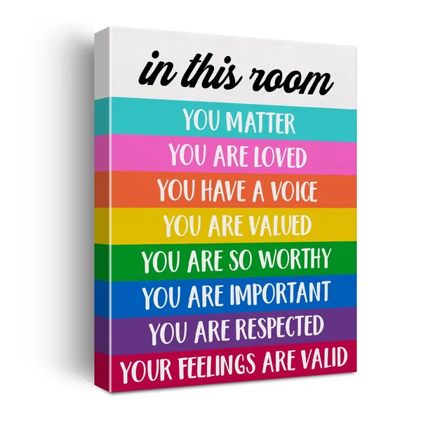 Multicolor_Classroom_Inspirational_Poster_Canvas_Wall_Art_|_For_Classroom_Homeschool_Decor_-_in_This_Room_You_Matter_Quotes_Canvas_Print_Wall_Art_Inclusion_Painting_Framed_-_Easel_&_Hanging_Hook_12_x_16_Inch