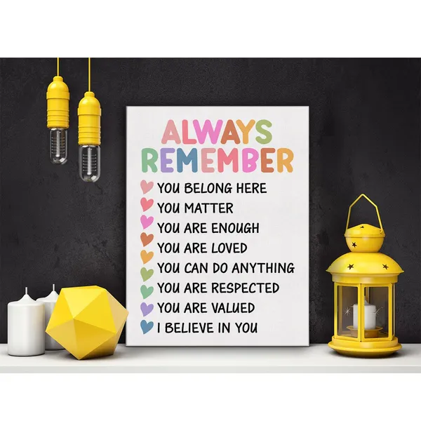 Multicolor_Diversity_Inspirational_Poster_Canvas_Wall_Art_|_For_Classroom_School_Counselor_Office_Decor_Counseling_Quotes_Canvas_Print_Wall_Art_Equality_Painting_Ready_to_Hang_-_Easel_&_Hanging_Hook_12_x_16_Inch