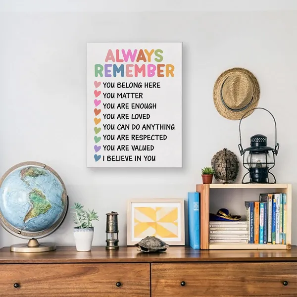 Multicolor_Diversity_Inspirational_Poster_Canvas_Wall_Art_|_For_Classroom_School_Counselor_Office_Decor_Counseling_Quotes_Canvas_Print_Wall_Art_Equality_Painting_Ready_to_Hang_-_Easel_&_Hanging_Hook_12_x_16_Inch