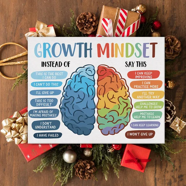 Multicolor_Inspirational_Mental_Health_Growth_Mindset_Poster_Canvas_Wall_Art_|_For_Therapy_Office_Decor_Positive_School_Counselor_Office_Canvas_Print_Wall_Art_Painting_Ready_to_Hang_-_Easel_&_Hanging_Hook_12_x_16_Inch