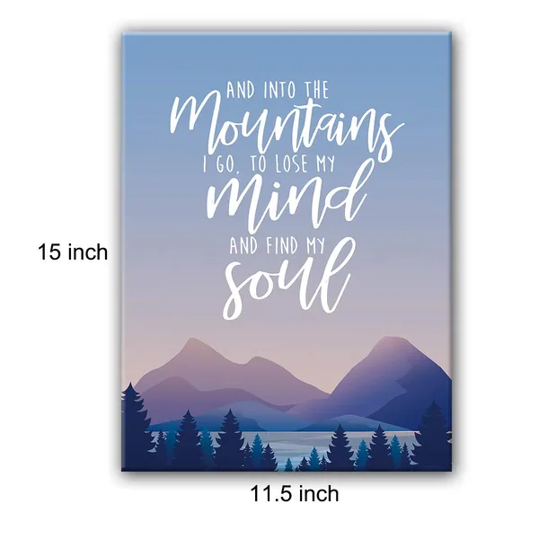 Multicolor_into_the_Mountains_I_Go_to_Lose_My_Mind_and_Find_My_Soul_Poster_Canvas_Wall_Art_Home_Decor_-Inspirational_Quote_Mountains_Canvas_Print_Wall_Art_Painting_Ready_to_Hang_Hiking_Camping_Gifts_-_Easel_&