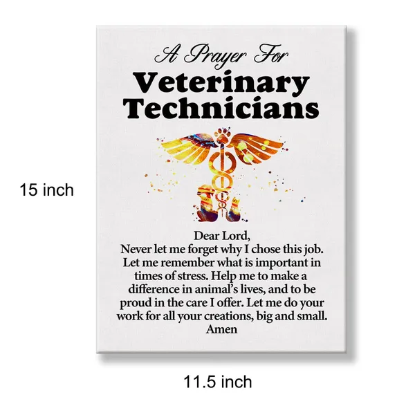 Multicolor_a_Veterinary_Technician's_Prayer_Quote_Poster_Canvas_Wall_Art_|_For_Office_Home_Decor_-_Veterinary_Technicians_Canvas_Print_Wall_Art_Painting_Ready_to_Hang_Gifts_-_Easel_&_Hanging_Hook_12_x_16_Inch