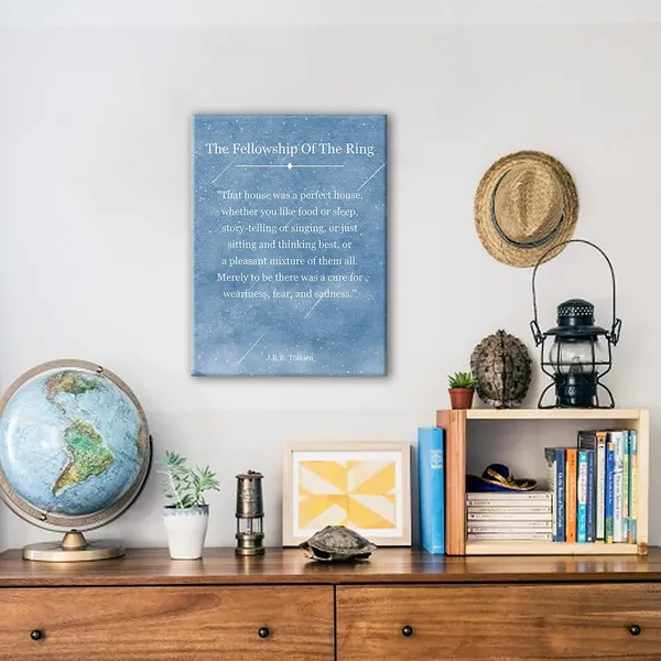 Multicolor_The_Fellowship_of_the_Ring_Sign_Poster_Canvas_Wall_Art_|_For_Home_Decor_-_Inspirational_J.R.R_Tolkien_Quote_Art_Canvas_Print_Ready_to_Hang_Gifts_-_Easel_&_Hanging_Hook_12_x_16_Inch