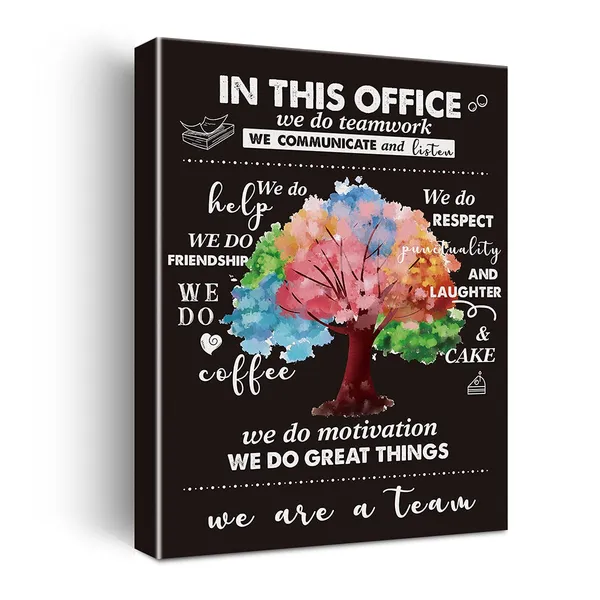 Multicolor_Motivational_Office_Framed_Canvas_Wall_Art,_Occupational_Therapist_In_This_Office_We_Are_A_Team_Framed_Canvas_|_Team_Spirit,_Office_Posters_Decor,_Office_Walls_11.5"_X_15"