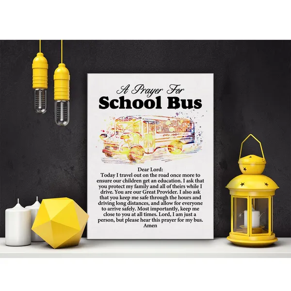 Multicolor_a_School_Bus's_Prayer_Quote_Poster_Canvas_Wall_Art_|_For_Office_Home_Decor_-_School_Bus_Drivers_Canvas_Print_Wall_Art_Painting_Ready_to_Hang_Gifts_-_Easel_&_Hanging_Hook_12_x_16_Inch