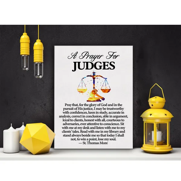Multicolor_a_Judge's_Prayer_Quote_Poster_Canvas_Wall_Art_|_For_Office_Home_Decor_-_Judge_Gift_Legal_Professionals_Canvas_Print_Wall_Art_Painting_Ready_to_Hang_-_Easel_&_Hanging_Hook_12_x_16_Inch